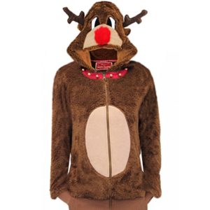 Pull de Noël Père Noël et Renne avec Lunettes de Soleil – Pulls de Noel