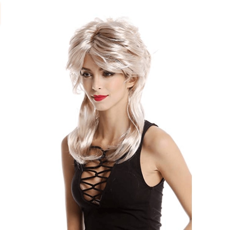 Nicole - Perruque Blonde Style Année 1980 - Cheveux Longs
