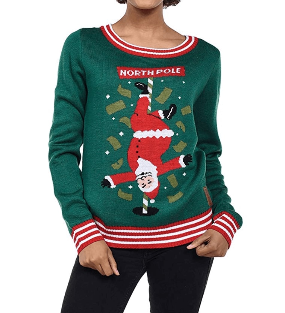 Le Père Stripper - Pull Femme Noël - Ugly Christmas Sweater
