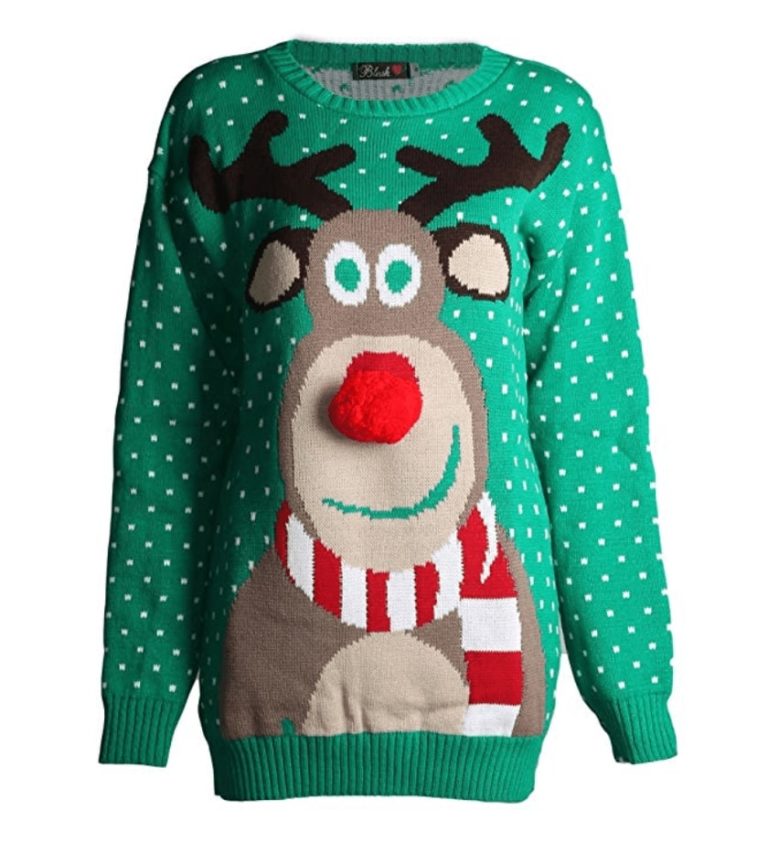 Pull De Noël Familial Avec Renne - Sweat-shirt à Manches Longues Pour Homme, Femme Et Enfant - Idéal Pour Les Fêtes