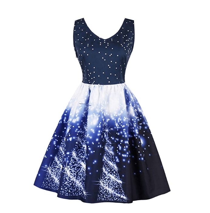 robe noel kitsch