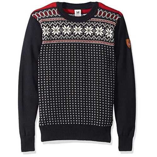 Pull Norvégien Homme – Maille Gros Grain – Laine Extensible – Motif Islandais – Noël Vintage