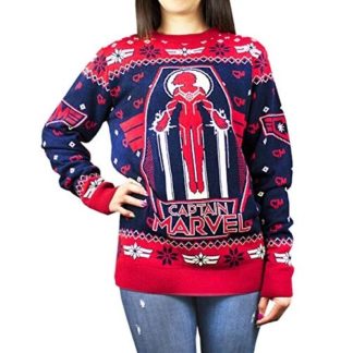 Girl Power - Pull de Noël Captain Marvel™ Officiel
