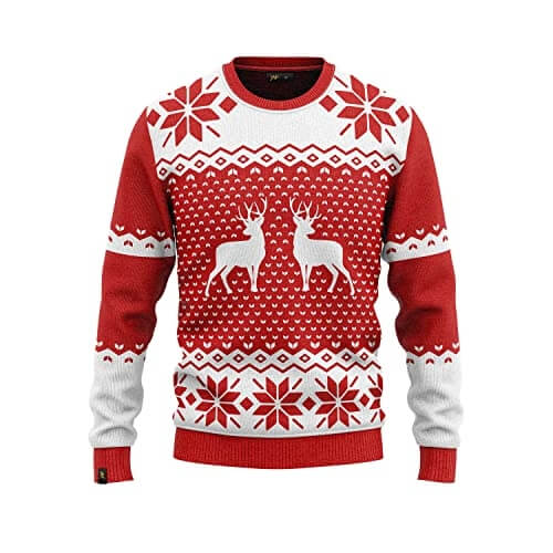 Pull De Noël Homme - Sweat Col Rond Motif Festif, Confortable, Style Décontracté Urbain Pour Automne-hiver