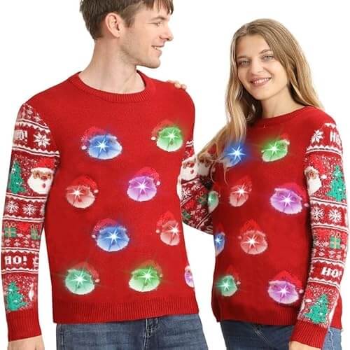 Pull De Noël Humoristique "The Boss Elf" - Unisexe - Cadeau Drôle Pour Fête De Noël